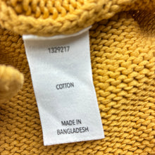 Load image into Gallery viewer, Girls KID, chunky knit cotton cardigan, bottom button missing, FUC, size 3,  