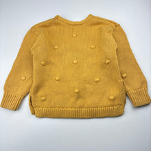 Load image into Gallery viewer, Girls KID, chunky knit cotton cardigan, bottom button missing, FUC, size 3,  