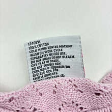 Load image into Gallery viewer, Girls Mango, knitted cotton ruffle sweater / jumper, GUC, size 4,  