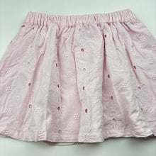 Load image into Gallery viewer, Girls Anko, lined floral cotton skirt, elasticated, FUC, size 4,  