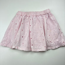 Load image into Gallery viewer, Girls Anko, lined floral cotton skirt, elasticated, FUC, size 4,  