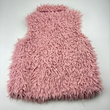 Load image into Gallery viewer, Girls Disney, Frozen Elsa cotton lined faux fur vest, GUC, size 5,  