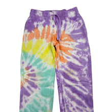 Load image into Gallery viewer, Girls Mango, tie dyed fleece lined track pants, Inside leg: 43.5cm, FUC, size 4,  