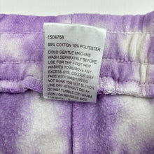 Load image into Gallery viewer, Girls Mango, tie dyed fleece lined track pants, Inside leg: 43.5cm, FUC, size 4,  