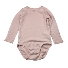 Load image into Gallery viewer, Girls H&amp;M, pink organic cotton bodysuit / romper, FUC, size 2,  