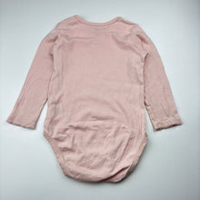 Load image into Gallery viewer, Girls H&amp;M, pink organic cotton bodysuit / romper, FUC, size 2,  