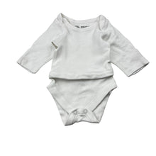 Load image into Gallery viewer, Unisex M&amp;S, white cotton bodysuit / romper, GUC, size 0000,  