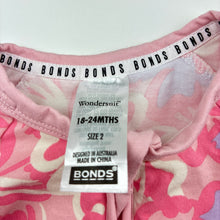 Load image into Gallery viewer, Girls Bonds, zip wondersuit / zippy / romper, GUC, size 2,  