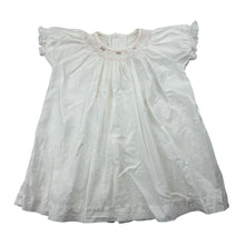 Load image into Gallery viewer, Girls vintage, lightweight cotton smocked dress, Made in Aus, GUC, size 0, L: 38cm