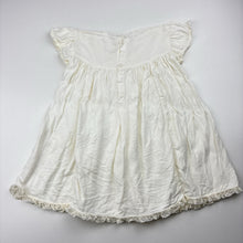 Load image into Gallery viewer, Girls Maude Wilson Style, vintage embrodiered lace trim dress, armpit to armpit: 24cm, GUC, size 0, L: 39cm