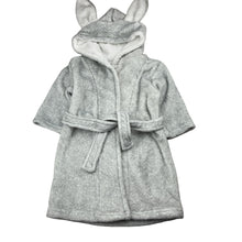 Load image into Gallery viewer, Unisex Baby Berry, soft fleece dressing gown / bath robe, EUC, size 0,  