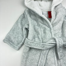 Load image into Gallery viewer, Unisex Baby Berry, soft fleece dressing gown / bath robe, EUC, size 0,  