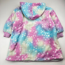 Load image into Gallery viewer, Girls Lily &amp; Dan, thick fleece oversized hoodie sweater, L: 53cm, armpit to armpit: 42cm, shoulder to cuff: 29cm, FUC, size 3-5,  