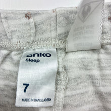 Load image into Gallery viewer, Unisex Anko, organic cotton blend pyjama pants, koalas, FUC, size 7,  