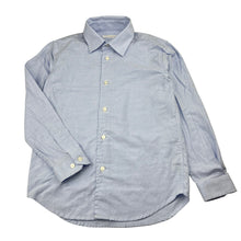 Load image into Gallery viewer, Boys David Jones, blue long sleeve dress shirt, EUC, size 7,  