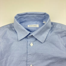 Load image into Gallery viewer, Boys David Jones, blue long sleeve dress shirt, EUC, size 7,  