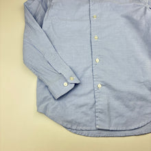 Load image into Gallery viewer, Boys David Jones, blue long sleeve dress shirt, EUC, size 7,  