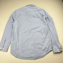Load image into Gallery viewer, Boys David Jones, blue long sleeve dress shirt, EUC, size 7,  
