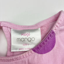 Load image into Gallery viewer, Girls Mango, cotton casual dress, FUC, size 5, L: 52cm