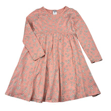 Load image into Gallery viewer, Girls Target, cotton long sleeve dress, mark on front, FUC, size 4, L: 55cm