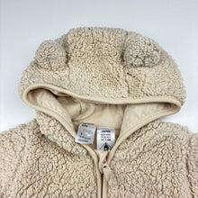 Load image into Gallery viewer, Unisex Anko, cotton lined teddy fleece zip coverall / romper, EUC, size 1,  