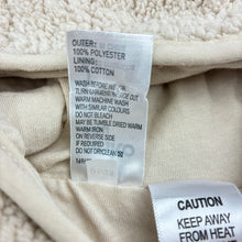 Load image into Gallery viewer, Unisex Anko, cotton lined teddy fleece zip coverall / romper, EUC, size 1,  