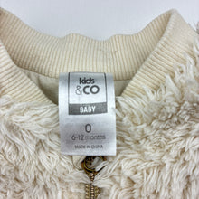 Load image into Gallery viewer, Unisex Kids &amp; Co, cotton lined faux fur jacket, FUC, size 0,  
