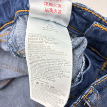 Load image into Gallery viewer, Unisex Levis, 710 Super Skinny stretch denim jeans, adjustable, inside leg: 31.5cm, FUC, size 2,  