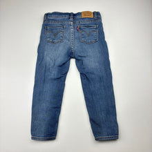 Load image into Gallery viewer, Unisex Levis, 710 Super Skinny stretch denim jeans, adjustable, inside leg: 31.5cm, FUC, size 2,  