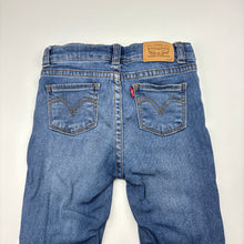 Load image into Gallery viewer, Unisex Levis, 710 Super Skinny stretch denim jeans, adjustable, inside leg: 31.5cm, FUC, size 2,  