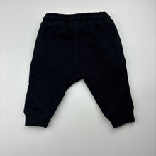 Load image into Gallery viewer, Boys Zara, black track pants, elasticated, GUC, size 00,  