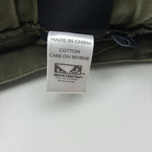 Load image into Gallery viewer, Boys Bad Boy, khaki cotton cargo shorts, adjustable, GUC, size 7,  