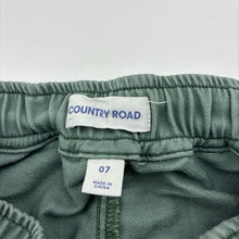 Load image into Gallery viewer, Boys Country Road, khaki casual pants, elasticated, wash fade, FUC, size 7,  