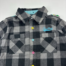 Load image into Gallery viewer, Boys Kids Stuff, checked flannel cotton long sleeve shirt, GUC, size 2,  