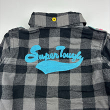 Load image into Gallery viewer, Boys Kids Stuff, checked flannel cotton long sleeve shirt, GUC, size 2,  