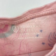 Load image into Gallery viewer, Girls Primark, cotton tee / top, unicorns, FUC, size 5-6,  