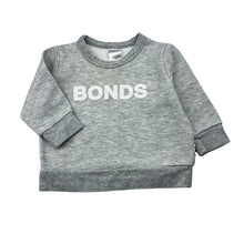 Load image into Gallery viewer, Unisex Bonds, grey marle sweater / jumper, discolouration at neck, FUC, size 00,  
