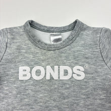Load image into Gallery viewer, Unisex Bonds, grey marle sweater / jumper, discolouration at neck, FUC, size 00,  