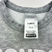 Load image into Gallery viewer, Unisex Bonds, grey marle sweater / jumper, discolouration at neck, FUC, size 00,  