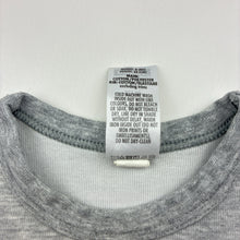 Load image into Gallery viewer, Unisex Bonds, grey marle sweater / jumper, discolouration at neck, FUC, size 00,  