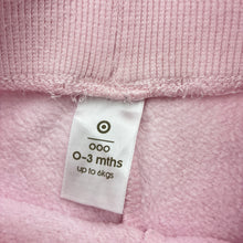 Load image into Gallery viewer, Girls Target, pink fleece lined track pants, GUC, size 000,  