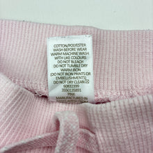 Load image into Gallery viewer, Girls Target, pink fleece lined track pants, GUC, size 000,  