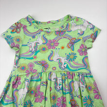 Load image into Gallery viewer, Girls Anko, cotton casual dress, unicorns, FUC, size 3, L: 52cm