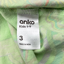 Load image into Gallery viewer, Girls Anko, cotton casual dress, unicorns, FUC, size 3, L: 52cm