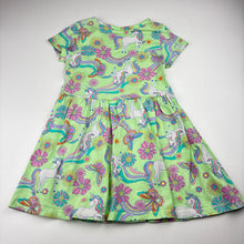 Load image into Gallery viewer, Girls Anko, cotton casual dress, unicorns, FUC, size 3, L: 52cm