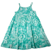 Load image into Gallery viewer, Girls Primark, tie dyed cotton summer dress, FUC, size 4-5, L: 56cm