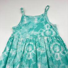 Load image into Gallery viewer, Girls Primark, tie dyed cotton summer dress, FUC, size 4-5, L: 56cm
