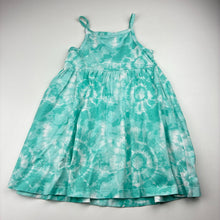 Load image into Gallery viewer, Girls Primark, tie dyed cotton summer dress, FUC, size 4-5, L: 56cm