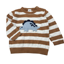 Load image into Gallery viewer, Boys Anko, knitted cotton sweater / jumper, dinosaur, GUC, size 0,  