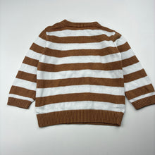 Load image into Gallery viewer, Boys Anko, knitted cotton sweater / jumper, dinosaur, GUC, size 0,  